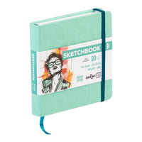 Skicovací blok DARWI Mint Green 14 x 14 cm, 140 g, 80 listov