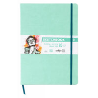 Skicovací blok DARWI Mint Green A4 140 g/m² - 80 listov