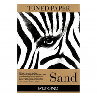 Skicovací blok FABRIANO hnedý TONED SAND | rôzne rozmery — obrázok 2