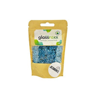 Sklenený granulát Glassroxx Jesmonite 150 g – Nebeská modrá