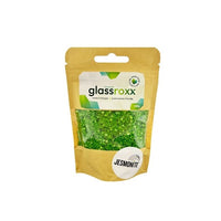 Sklenený granulát Glassroxx Jesmonite 150 g – Neónová zelená