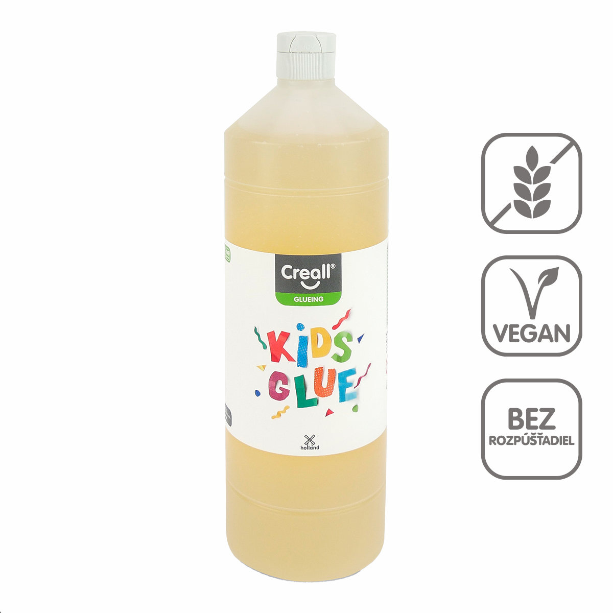 Školské tekuté lepidlo Creall Kids Glue – transparentné, 1000 ml