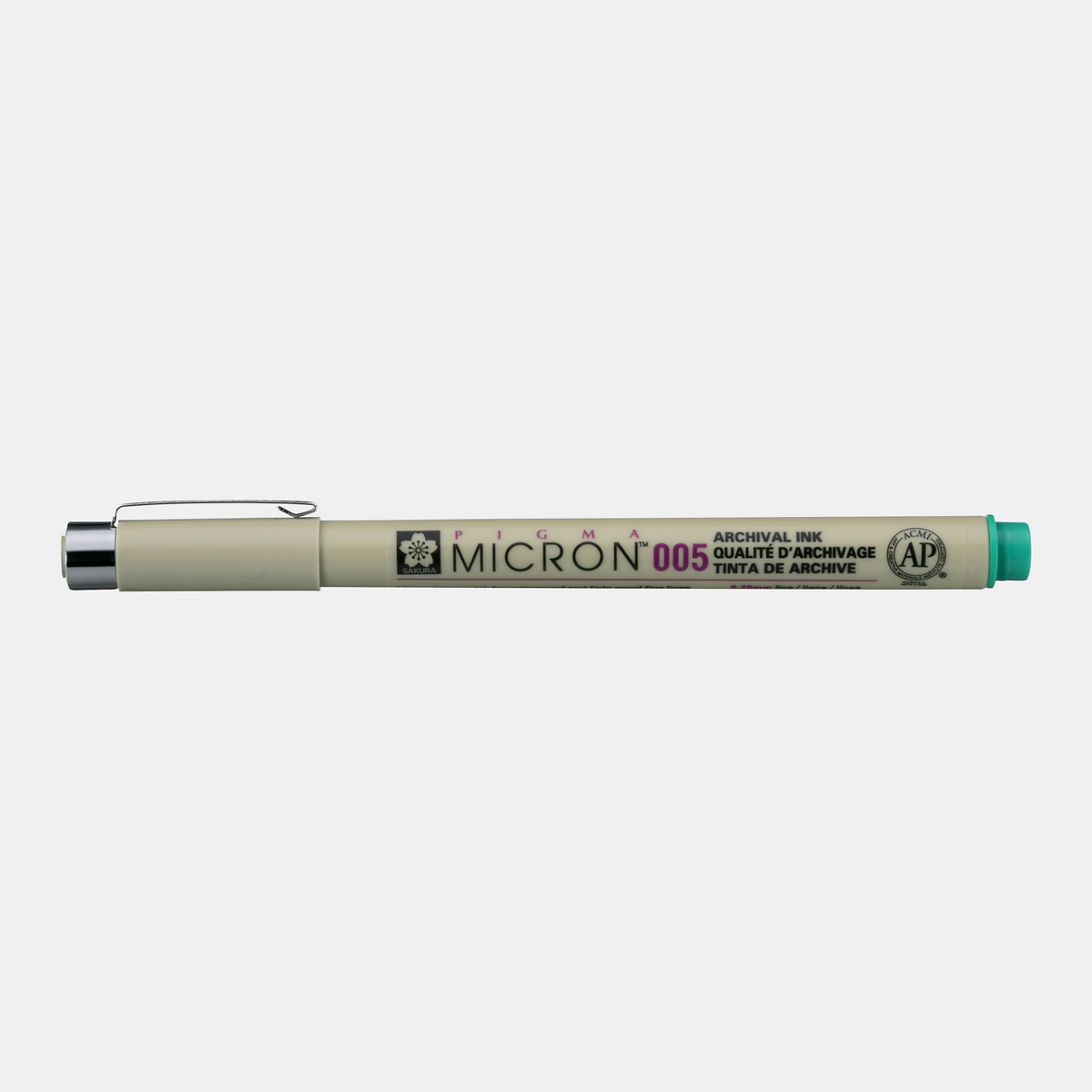 Technické pero SAKURA Pigma Micron GREEN – 005 0,20 mm