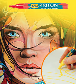 SOLO GOYA TRITON Akrylová fixka 1 - 4 mm | rôzne farby — obrázok 10