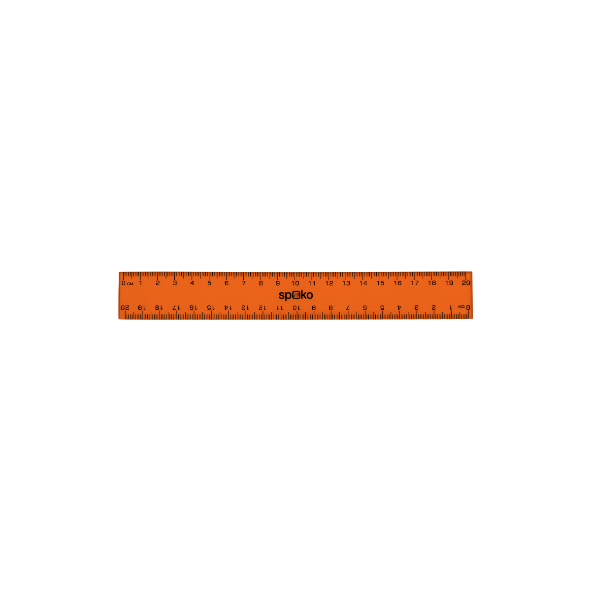 Pravítko Spoko, 20 cm, mix farieb