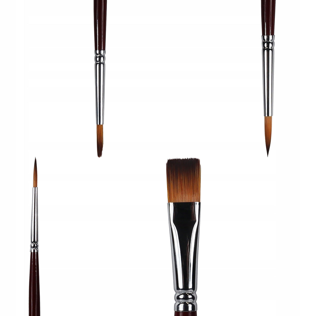 Štetce Phoenix syntetické – 4-dielny set 6604S