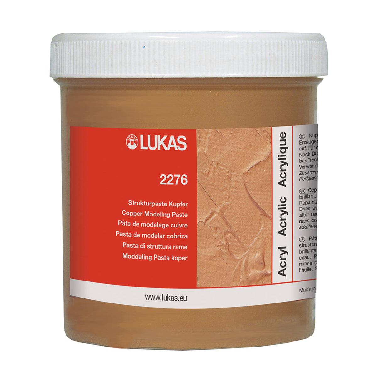 Štruktúrovacia pasta LUKAS meď 250 ml