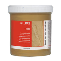 Štruktúrovacia pasta LUKAS metalická 250 ml – bronzová