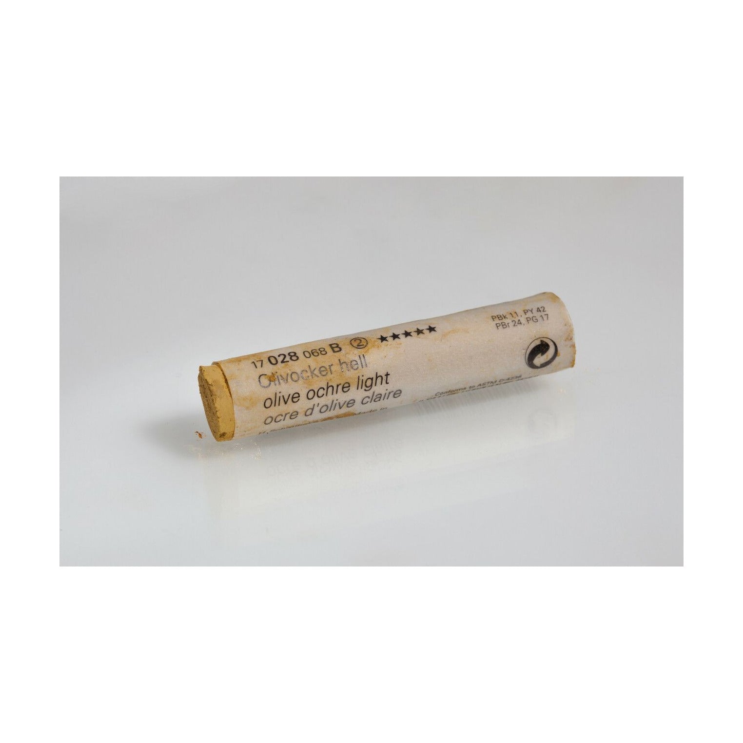 Suchý pastel Schmincke FINEST EXTRA-SOFT – Séria 1 – 028 B olive ochre light