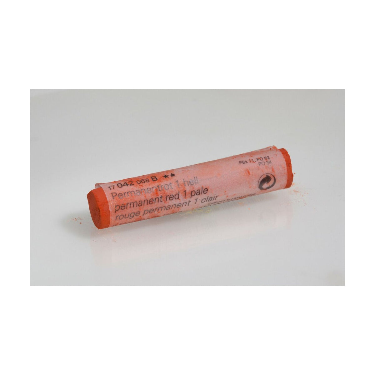 Suchý pastel Schmincke FINEST EXTRA-SOFT – Séria 1 – 042 B permanent red 1 pale