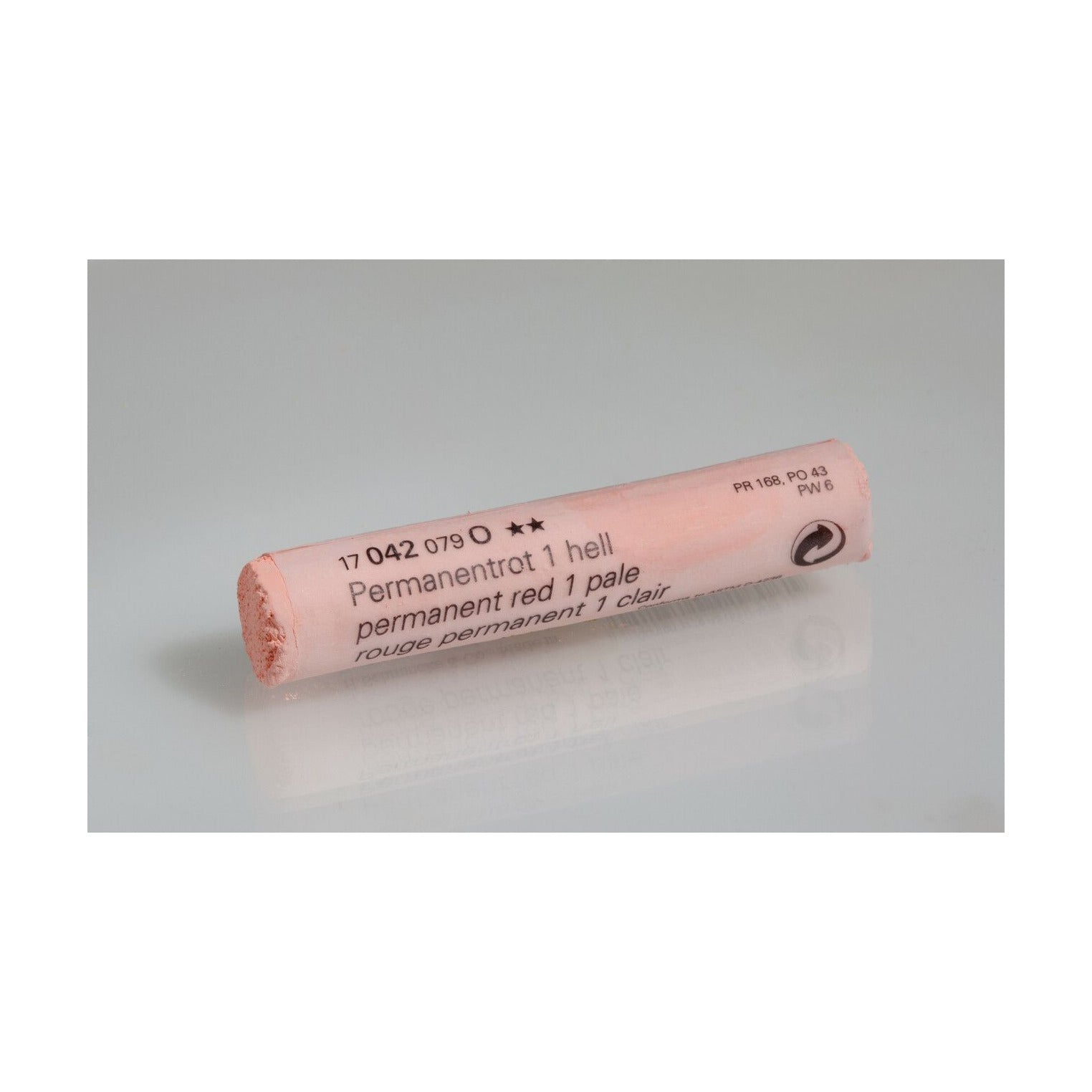 Suchý pastel Schmincke FINEST EXTRA-SOFT – Séria 1 – 042 O permanent red 1 pale