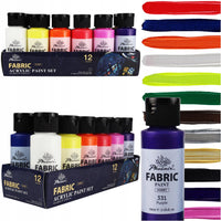Súprava farieb na textil Phoenix 12 x 59 ml