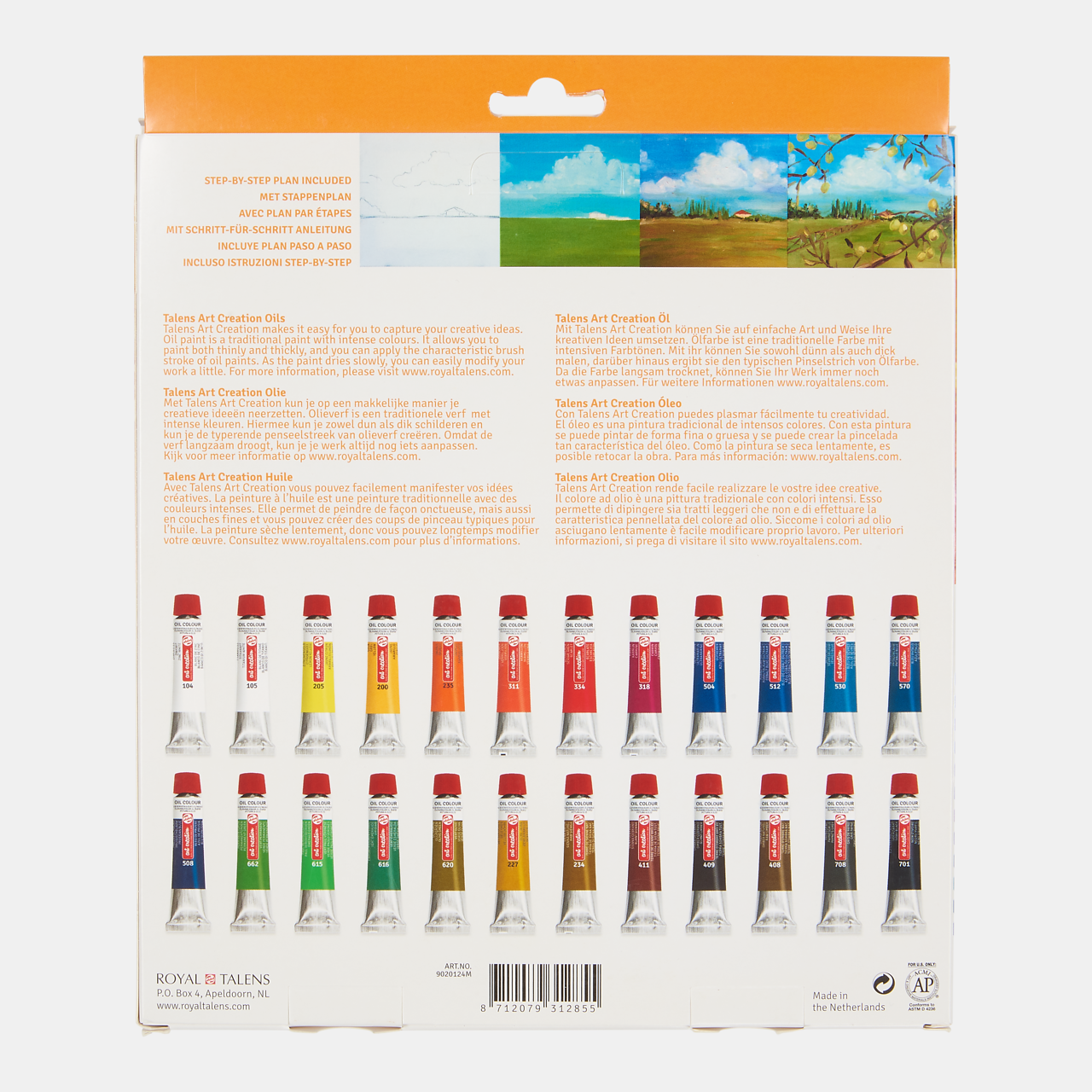 Sada olejových farieb ROYAL TALENS Art Creation 24 x 12 ml