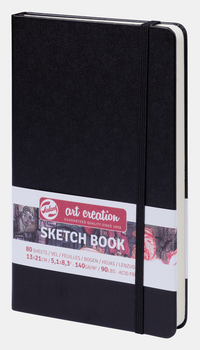 Skicovací blok ROYAL TALENS Art Creation Black 13 x 21 cm, 140 g, 90 listov, pevná väzba