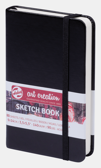 Skicovací blok ROYAL TALENS Art Creation Black 9 x 14 cm, 140 g, 90 listov