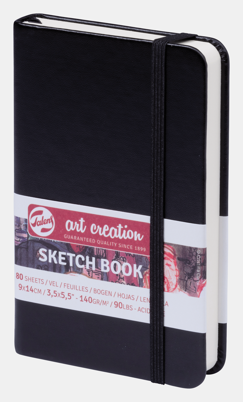 Skicovací blok ROYAL TALENS Art Creation Black 9 x 14 cm, 140 g, 90 listov