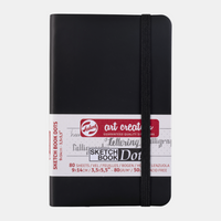 Skicovací blok ROYAL TALENS Talens Art Creation DOT Black 9 x 14 cm, 80 listov