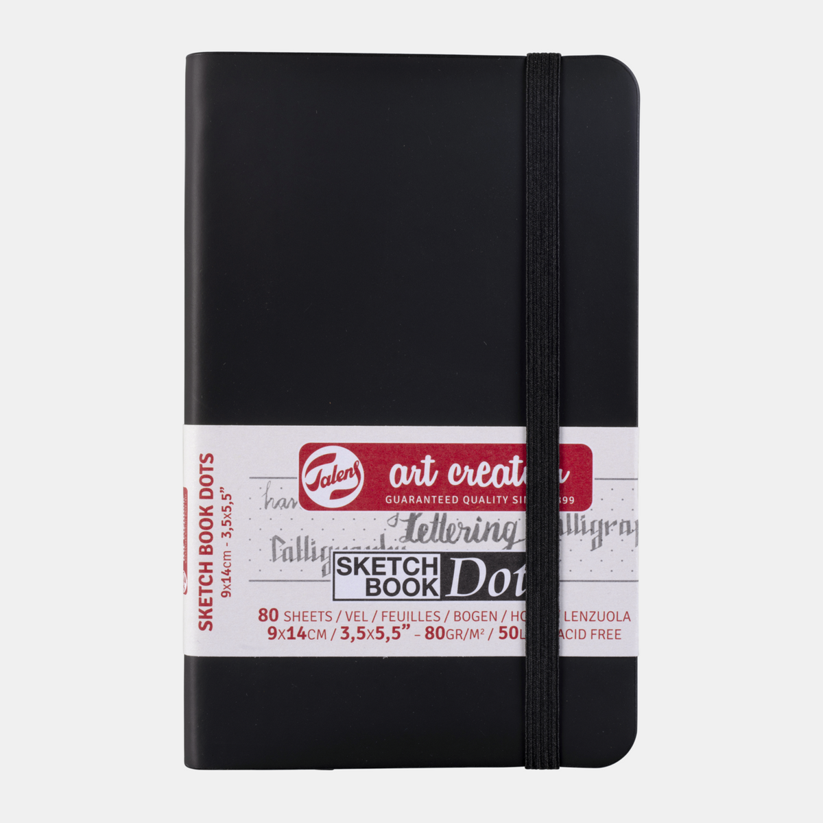 Skicovací blok ROYAL TALENS Talens Art Creation DOT Black 9 x 14 cm, 80 listov