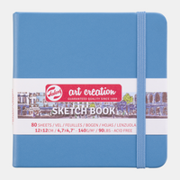 Skicovací blok Talens Art Creation Light Blue 12 x 12 cm, 140 g, 80 listov