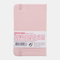 Skicovací blok ROYAL TALENS Art Creation Pastel Pink 9 x 14 cm, 140 g, 90 listov, pevná väzba