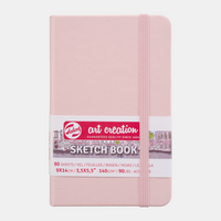 Skicovací blok ROYAL TALENS Art Creation Pastel Pink 9 x 14 cm, 140 g, 90 listov, pevná väzba