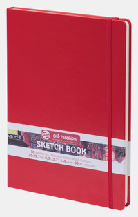 Skicovací blok ROYAL TALENS Art Creation Red 21 x 29,7 cm 140 g 80 listov pevná väzba
