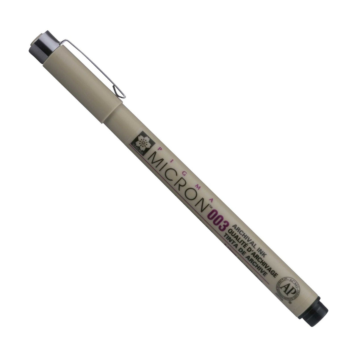 Technické pero Sakura Pigma Micron 003 0,15 mm – Čierna