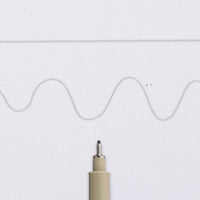 Technické pero Sakura Pigma Micron 08 fineliner 0,50 mm – svetlá sivá