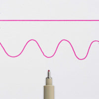 Technické pero SAKURA Pigma Micron ružové 0,25 – 0,50 mm
