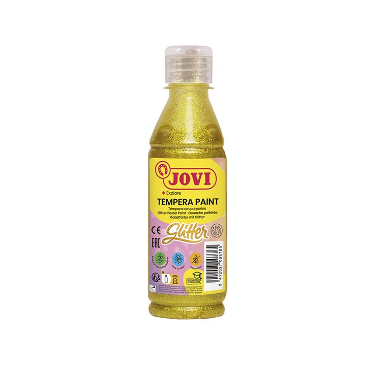Tekutá glitrová temperová farba JOVI 250 ml  | rôzne farby — obrázok 8
