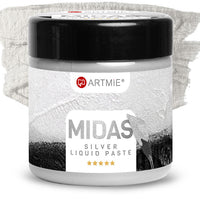 Tekutá metalická pasta ARTMIE MIDAS strieborná