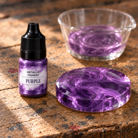 Tekutý metalický pigment do živice 5 ml – fialová (Purple)
