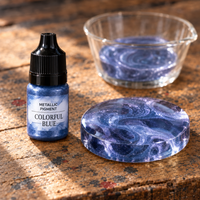 Tekutý metalický pigment do živice 5 ml – meniaca sa modrá (Colorful Blue)