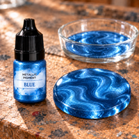 Tekutý metalický pigment do živice 5 ml – modrá (Blue)