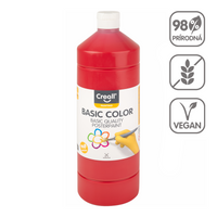 Temperová farba Creall, 1 000 ml – červená