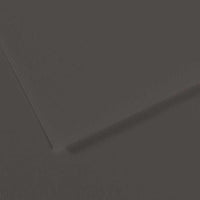 Tónovaný papier Canson Mi-Teintes 50 x 65 cm – 160 g/m² – Uhlíková sivá 184