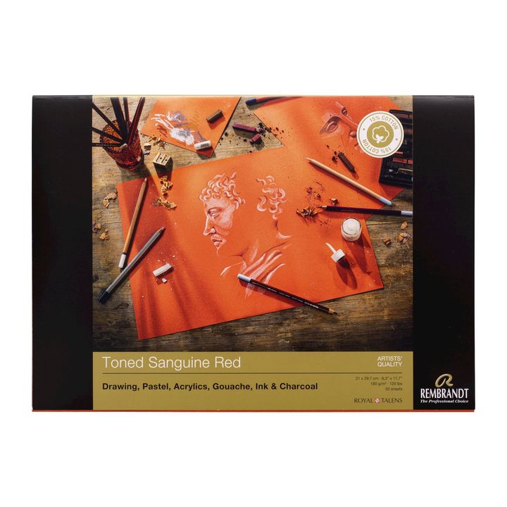 Tónovaný papier Rembrandt Sanguine Red | rôzne rozmery — obrázok 1