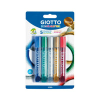 Trblietavé lepidlo GIOTTO Glitter Glue metalické farby 5 x 10 g