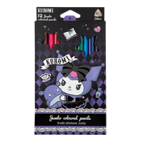 Trojhranné pastelky Colorino JUMBO Kuromi, 12 farieb