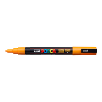 Posca popisovač PC-3M – 0,9 - 1,3 mm, jasne žltá (3)