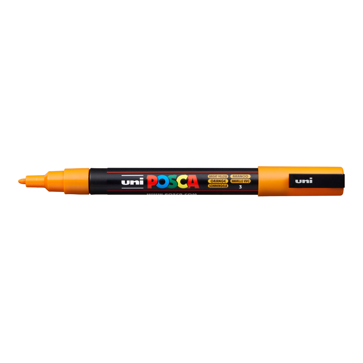 Posca popisovač PC-3M – 0,9 - 1,3 mm, jasne žltá (3)