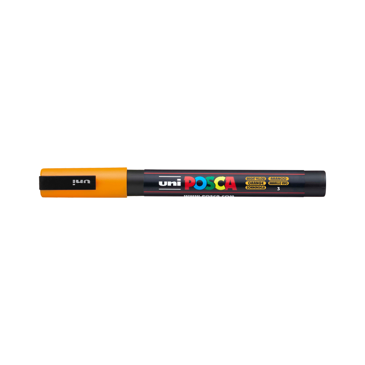 Posca popisovač PC-3M – 0,9 - 1,3 mm, jasne žltá (3)