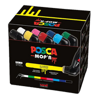 Posca PCM-22 8C MOP´R sada popisovačov, 3 – 19 mm, mix farieb (8 ks)