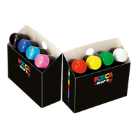 Posca PCM-22 8C MOP´R sada popisovačov, 3 – 19 mm, mix farieb (8 ks)