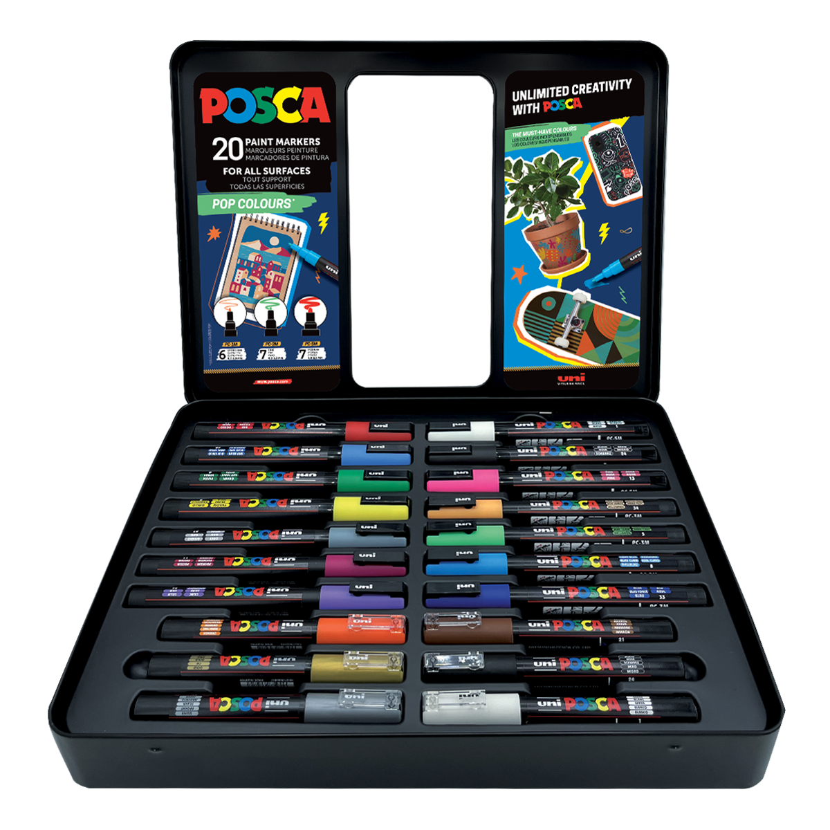 Posca súprava popisovačov mix