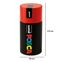 Posca kombinovaná súprava popisovačov v plechovej dóze – 13 ks (PC-3M, PC-5M, PC-5BR)