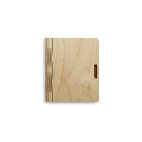 Wooden card holder box, 11 x 2,5 cm – dvojitý, 15,5