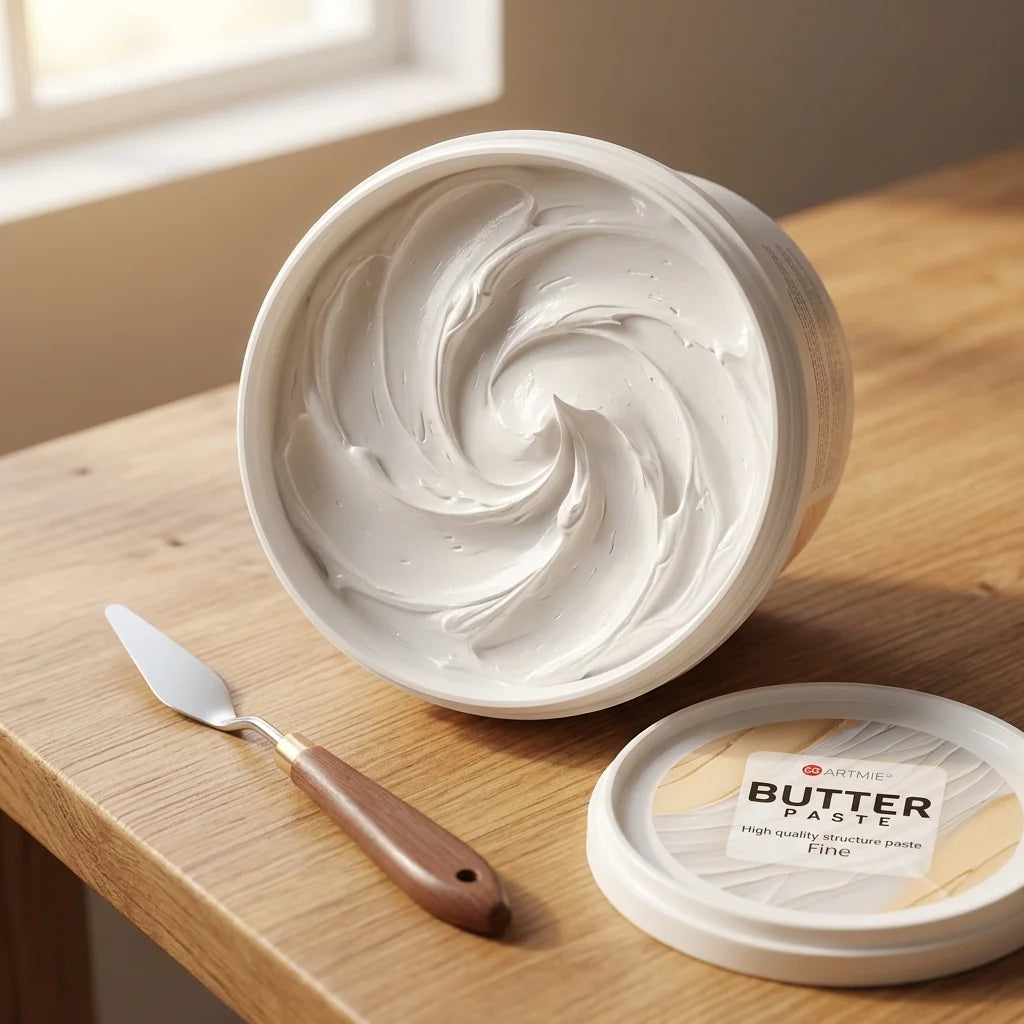 Otvorený obal ARTMIE Butter Paste — viditeľná štruktúra pasty vo vnútri