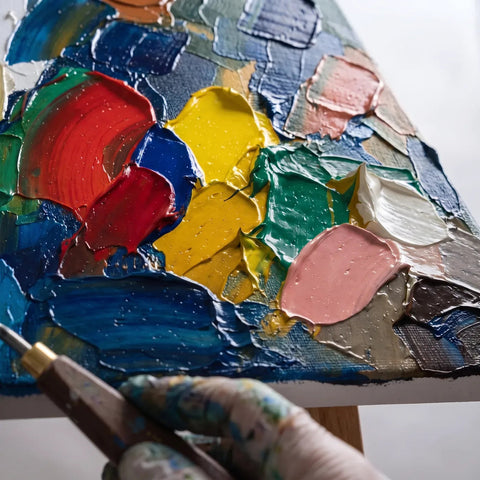 Hrubé impasto textúry v odtieňoch palety ARTMIE Euforia