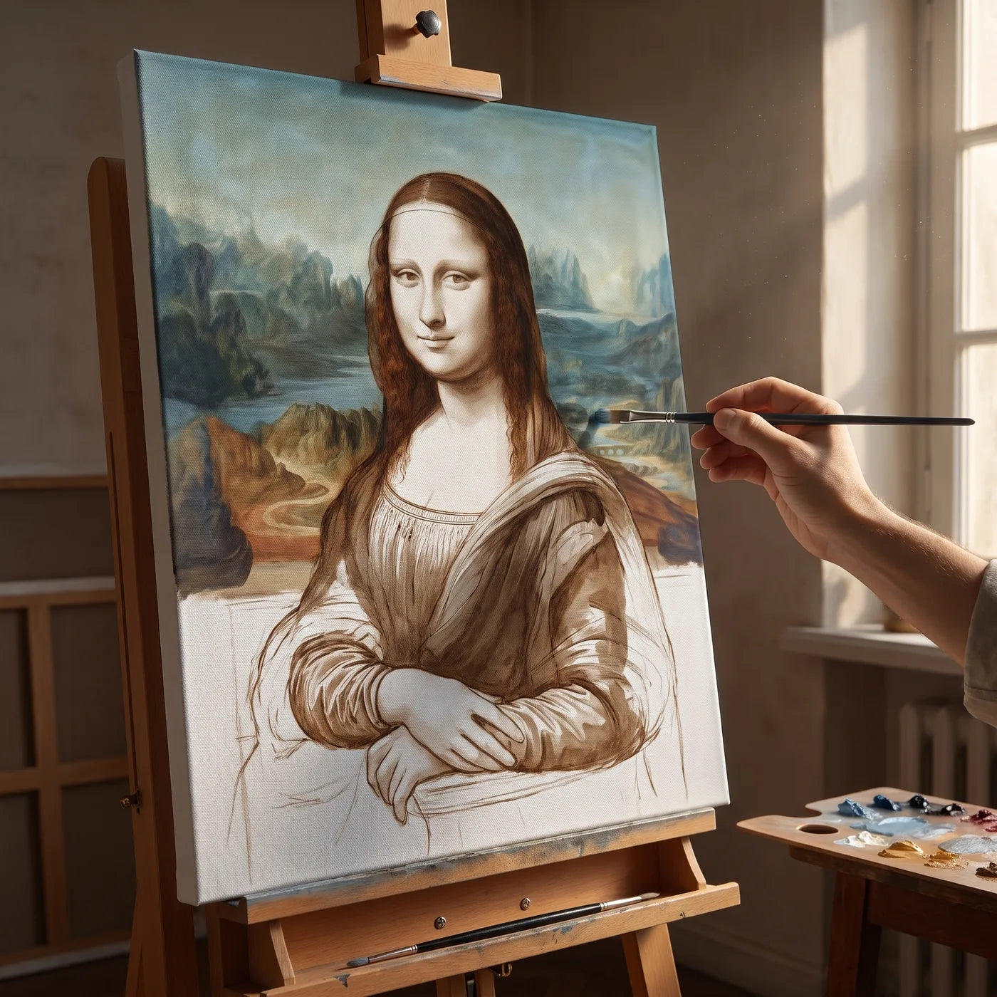 Olejová farba na ľanovom maliarskom plátne MUSEAL